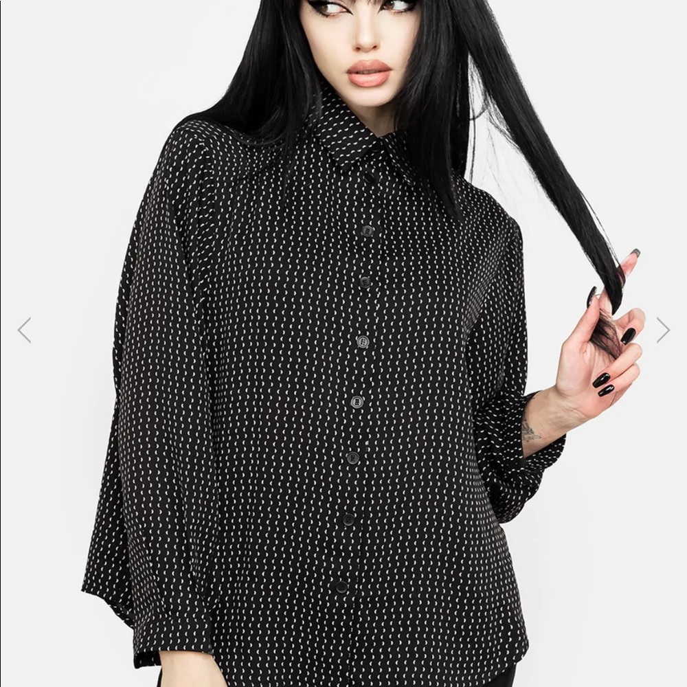 NWT Disturbia Moon Worship Oversized Blouse